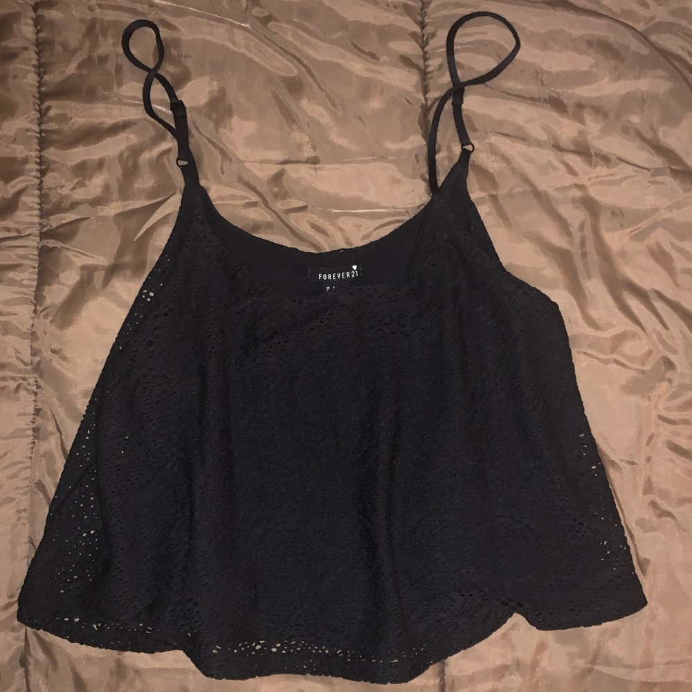 Forever 21 lace crop top